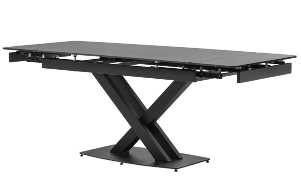 Керамический стол раскладной обеденный Vetro Mebel TML-817 Черный оникс-11