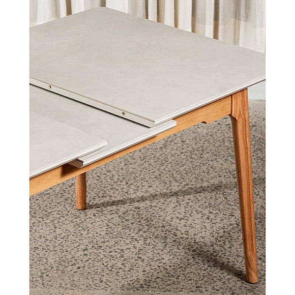 Керамічний стіл розкладний обідній Vetro Mebel TM-120 Бардиліо лайт-бук-16