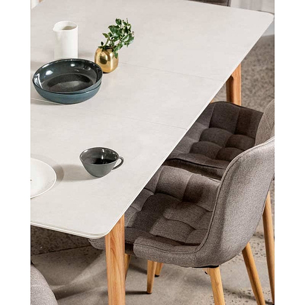 Керамічний стіл розкладний обідній Vetro Mebel TM-120 Бардиліо лайт-бук-21