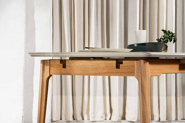 Керамічний стіл розкладний обідній Vetro Mebel TM-120 Бардиліо лайт-бук-22