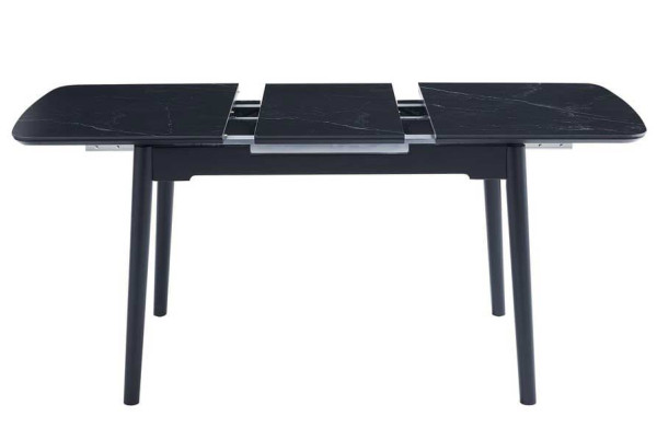 Раскладной обеденный cтол Vetro Mebel TM-76 Черный оникс-6