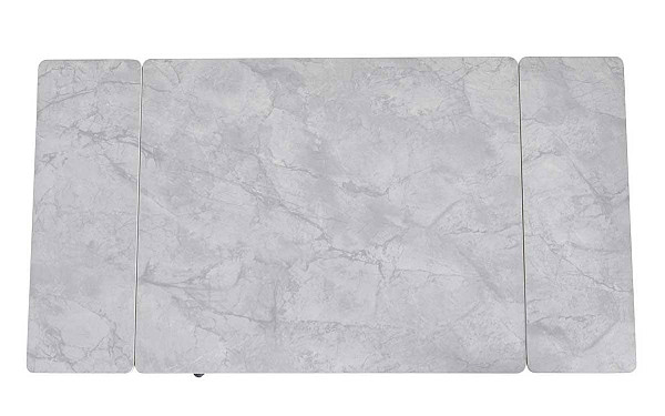 Керамічний стіл розкладний обідній Vetro Mebel TM-80 Віра грей-сірий 90-140 см-8