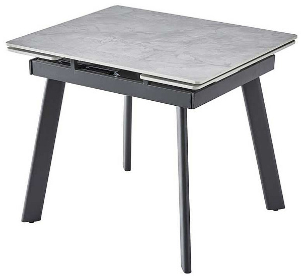 Керамічний стіл розкладний обідній Vetro Mebel TM-80 Віра грей-сірий 90-140 см-4