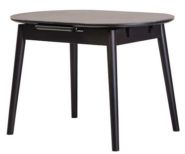 Керамический стол раскладной обеденный Vetro Mebel TM-85 Черный оникс-3