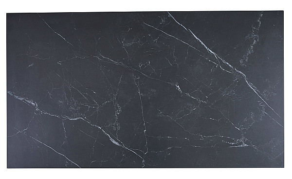 Керамічний стіл розкладний обідній Vetro Mebel TM-87-1 Чорний онікс-чорний-12