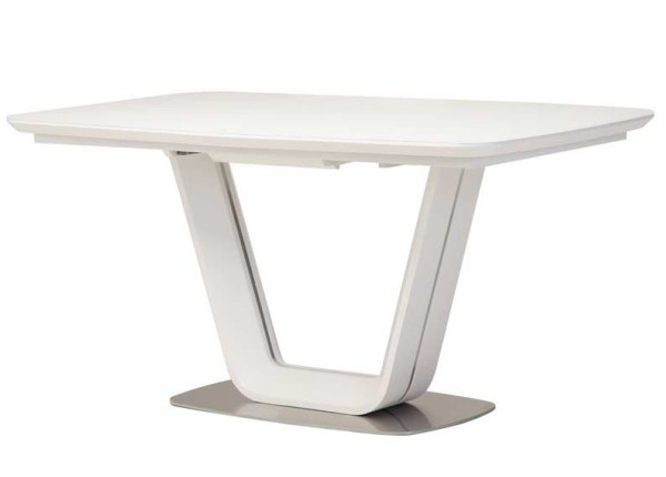 Розкладний обідній стіл Vetro Mebel TML-770 Білий-1