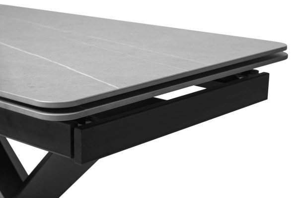 Керамический стол раскладной обеденный Vetro Mebel TML-809 Айс грей-6