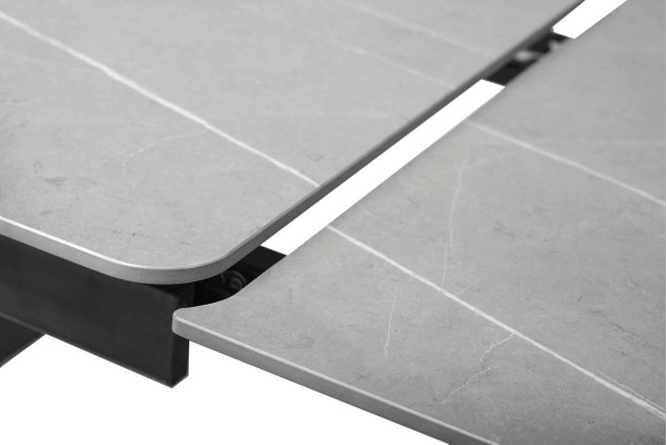 Керамический стол раскладной обеденный Vetro Mebel TML-809 Айс грей-7