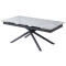 Керамический стол раскладной обеденный Vetro Mebel TML-819 Вайт клауд-черный-12-thumb