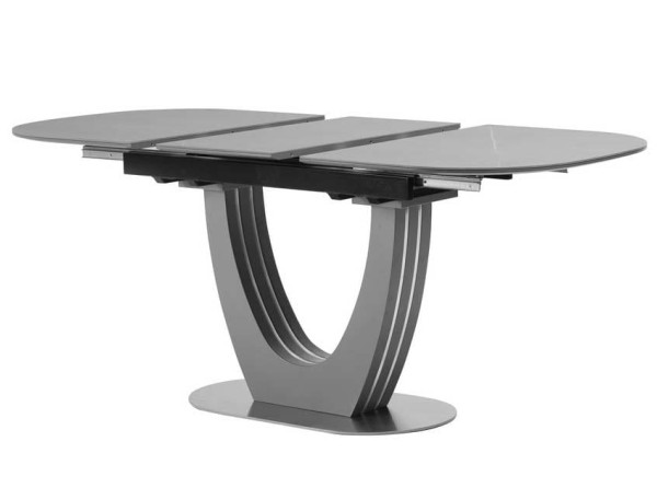 Керамічний стіл розкладний обідній Vetro Mebel TML-866 Айс грей-4