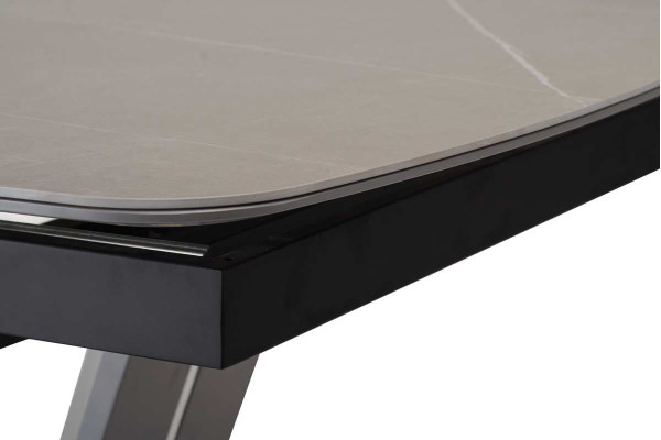Керамічний стіл розкладний обідній Vetro Mebel TML-870 Айс грей-10