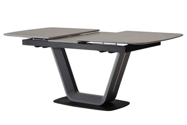 Керамічний стіл розкладний обідній Vetro Mebel TML-870 Айс грей-6