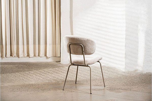 Стул Vetro Mebel M-120 Жемчужный-капучино ткань-5