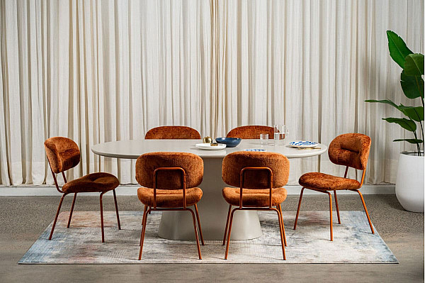 Стул Vetro Mebel M-120 Терракотовый ткань-6