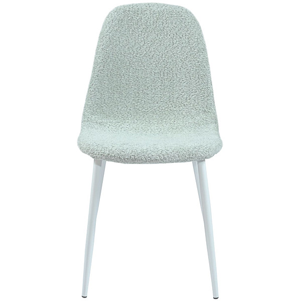 Стул Vetro Mebel N-160 Мятный букле/белый-6