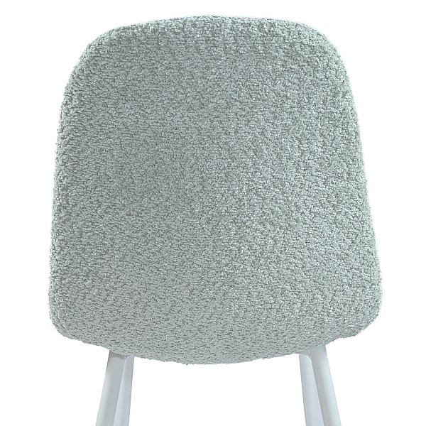 Стул Vetro Mebel N-160 Мятный букле/белый-14