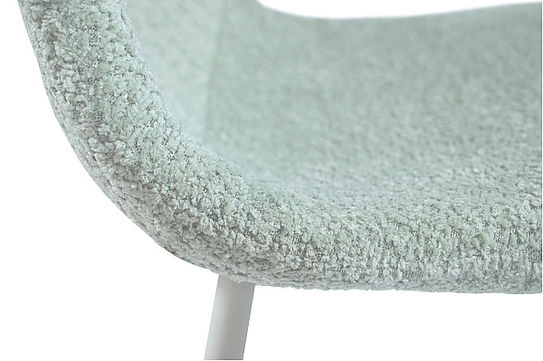 Стул Vetro Mebel N-160 Мятный букле/белый-12