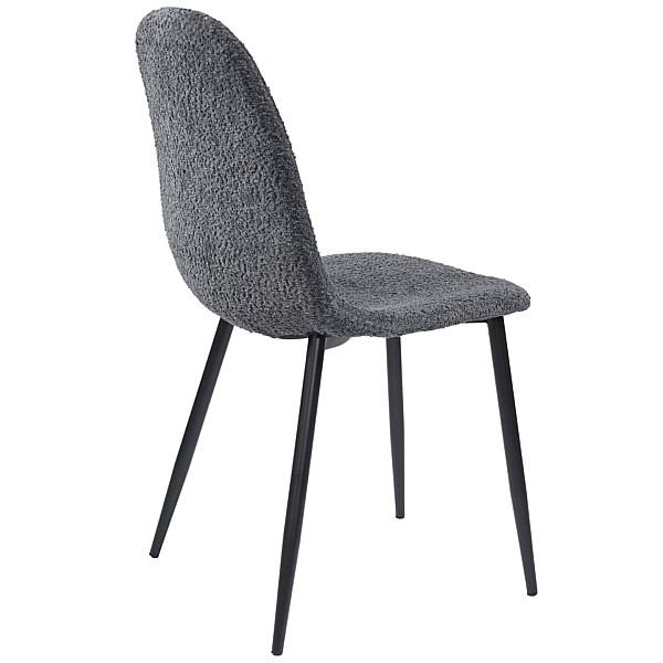 Стул Vetro Mebel N-160 Пепельный букле/черный-8