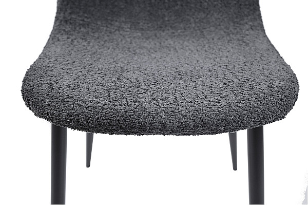 Стул Vetro Mebel N-160 Пепельный букле/черный-11