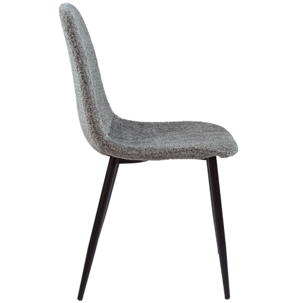Стул Vetro Mebel N-160 Серый букле/черный-7