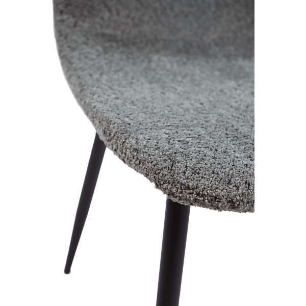 Стул Vetro Mebel N-160 Серый букле/черный-13