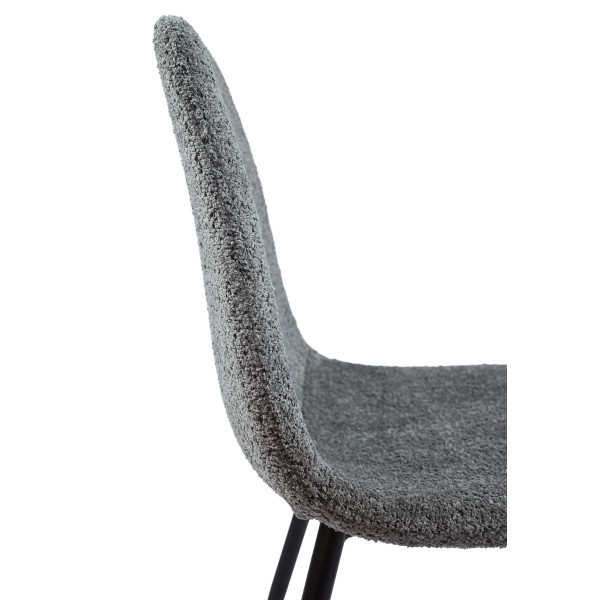 Стул Vetro Mebel N-160 Серый букле/черный-14