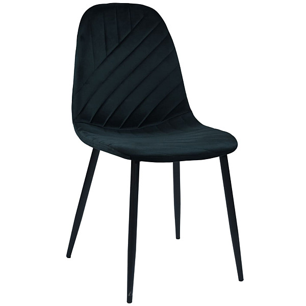 Стул Vetro Mebel N-165 Черный велюр/черный-0