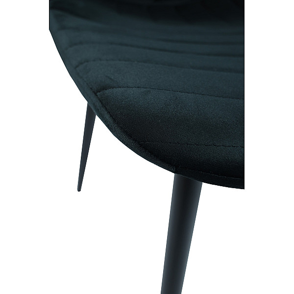 Стул Vetro Mebel N-165 Черный велюр/черный-9