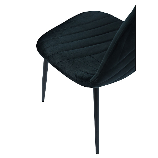 Стул Vetro Mebel N-165 Черный велюр/черный-11