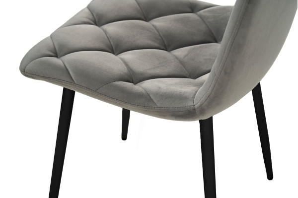 Стілець Vetro Mebel N-41 Темно-сірий+чорний-7