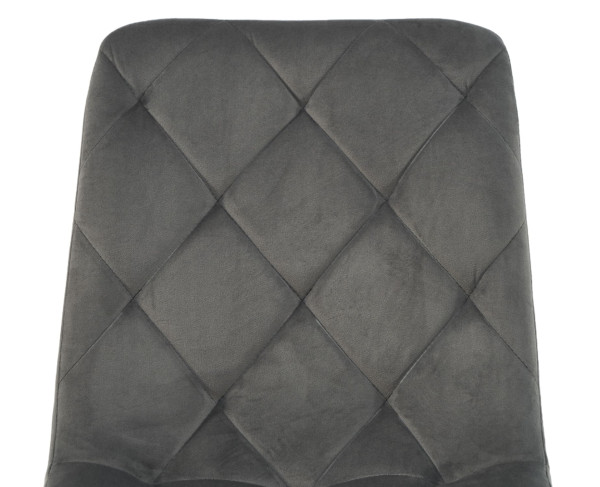 Стілець Vetro Mebel N-41 Темно-сірий+чорний-6