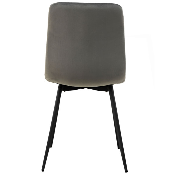 Стілець Vetro Mebel N-41 Темно-сірий+чорний-5