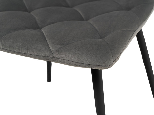 Стілець Vetro Mebel N-41 Темно-сірий+чорний-8