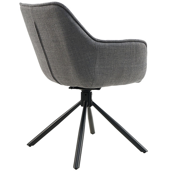 Стул поворотный Vetro Mebel R-69 Серый ткань-6