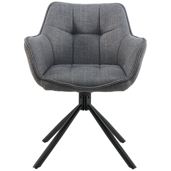 Стул поворотный Vetro Mebel R-69 Серый ткань-4