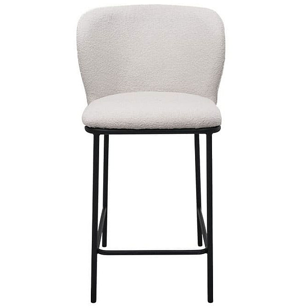 Полубарный стул Vetro Mebel B-300 Айвори Ткань Букле-6