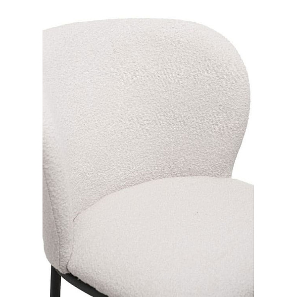 Полубарный стул Vetro Mebel B-300 Айвори Ткань Букле-11