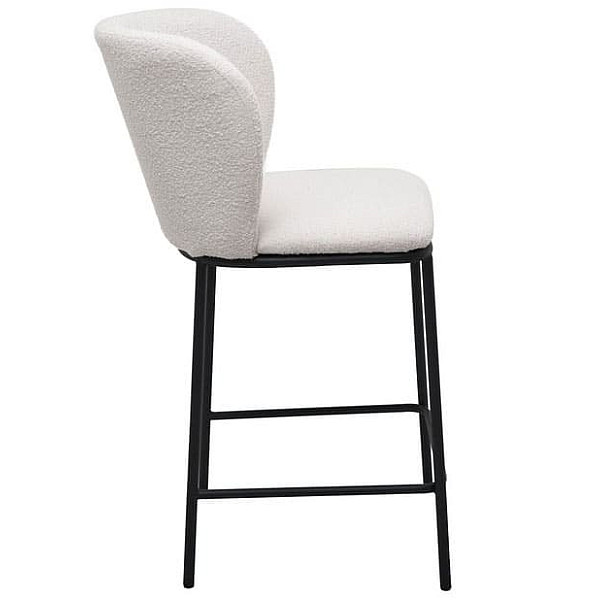 Полубарный стул Vetro Mebel B-300 Айвори Ткань Букле-7