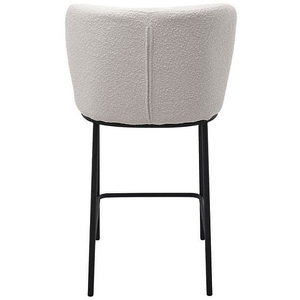 Полубарный стул Vetro Mebel B-300 Айвори Ткань Букле-9