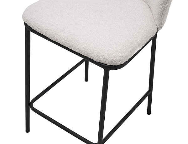 Полубарный стул Vetro Mebel B-300 Айвори Ткань Букле-13