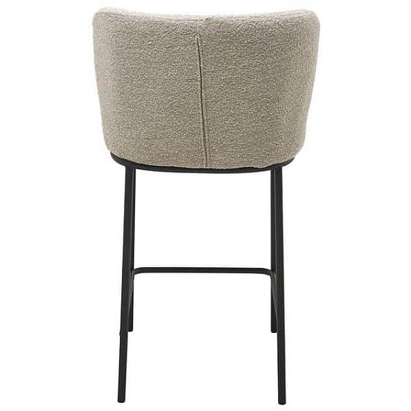 Полубарный стул Vetro Mebel B-300 Белый песок Ткань Букле-8