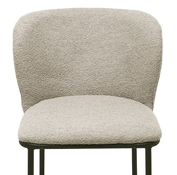 Полубарный стул Vetro Mebel B-300 Белый песок Ткань Букле-9