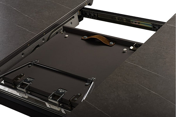 Керамический стол раскладной обеденный Vetro Mebel TML-865-1 Айс грей-6