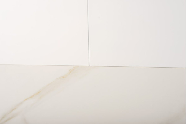 Керамічний стіл розкладний обідній Vetro Mebel TML-865-1 Білий мармур-4