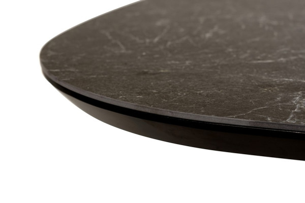 Керамічний стіл розкладний обідній Vetro Mebel TML-865-1 Чорний онікс-5