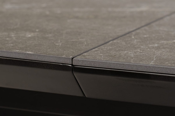 Керамічний стіл розкладний обідній Vetro Mebel TML-865-1 Чорний онікс-10