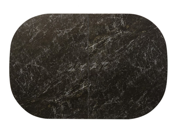 Керамічний стіл розкладний обідній Vetro Mebel TML-865-1 Чорний онікс-11