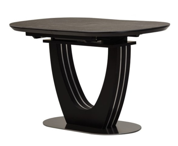 Керамічний стіл розкладний обідній Vetro Mebel TML-865-1 Чорний онікс-0