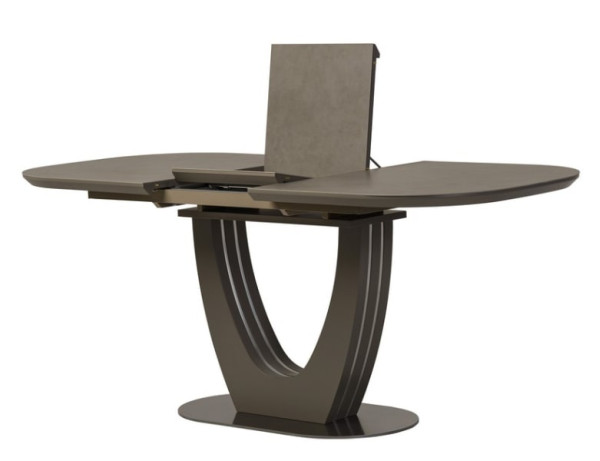 Керамический стол раскладной обеденный Vetro Mebel TML-865 Серый топаз-2