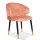 Стілець крісло Vetro Mebel M-37 Рожевий перли велюр